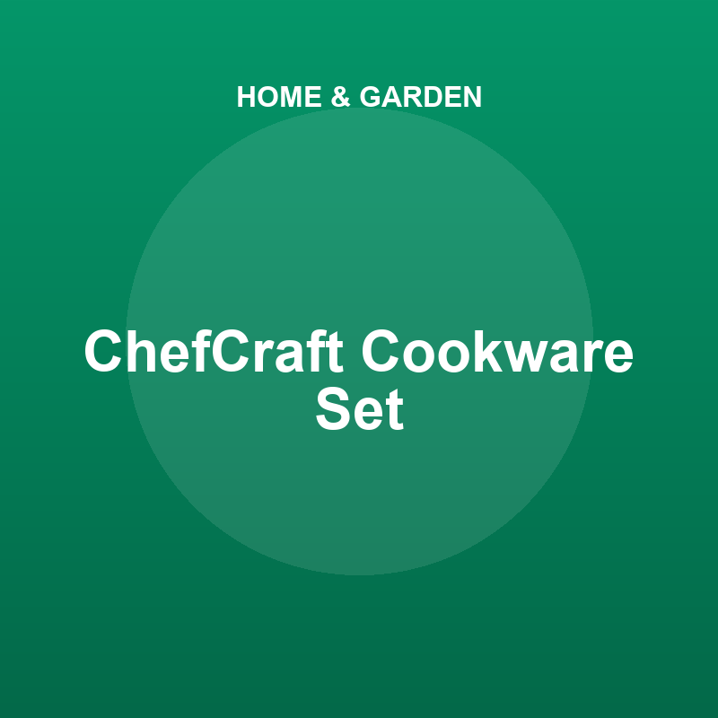 ChefCraft Stainless Cookware Set